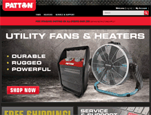 Tablet Screenshot of pattonproducts.com